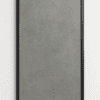 Dekorativ infravärmepanel Urban Stone, 60x120 cm, betonggrå yta med svart ram
