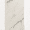 Dekorativ infravärmepanel Ivory Vein, 60x120 cm, vit marmor med vit ram