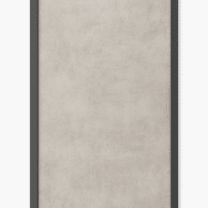infrared heating panel – 60x120cm in warm beige with a dark grey frame