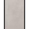 Graphite Line decorative infrared heating panel, 60x120cm, mid grey with black frame