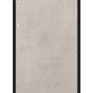 Graphite Line decorative infrared heating panel, 60x120cm, mid grey with black frame