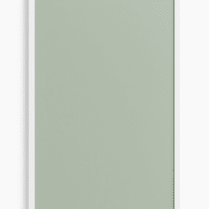 Dekorativ infravärmepanel Sage Harmony, 60x120 cm, salviagrön med vit ram