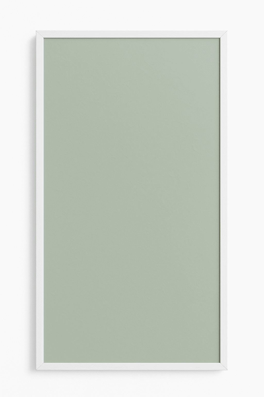 Sage Harmony – Dekorativ Infravärmepanel 60x120 cm (Salviagrön)