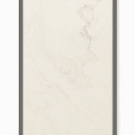 Dekorativ infravärmepanel Ivory Cloud, 60x120 cm, elfenbensmarmor med grå ram