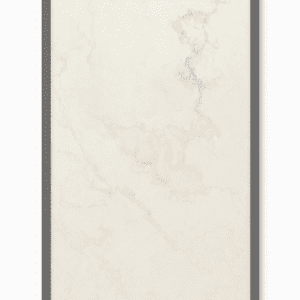 Dekorativ infravärmepanel Ivory Cloud, 60x120 cm, elfenbensmarmor med grå ram