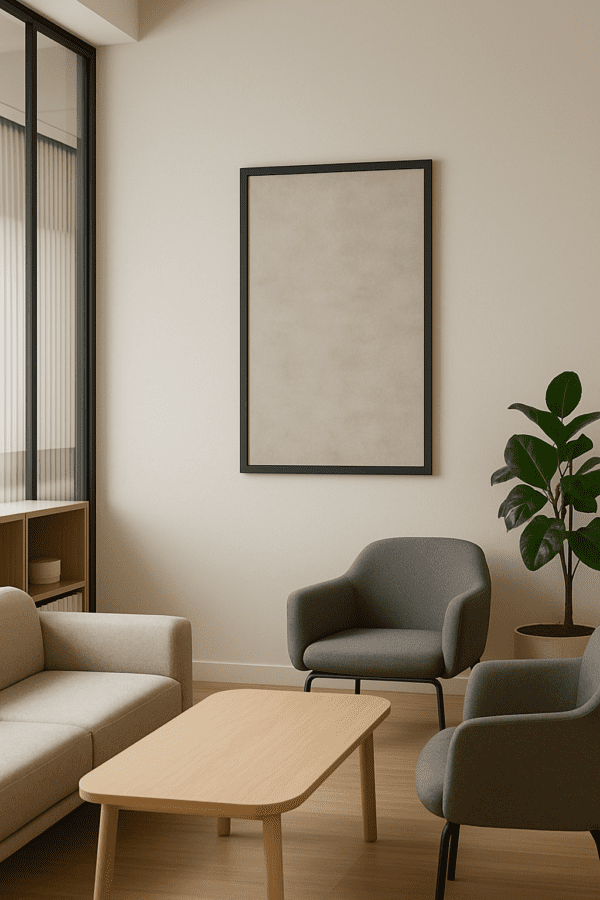 Sandstone Edge – Decorative Infrared Heating Panel 60x120cm (Warm Beige) - Image 3