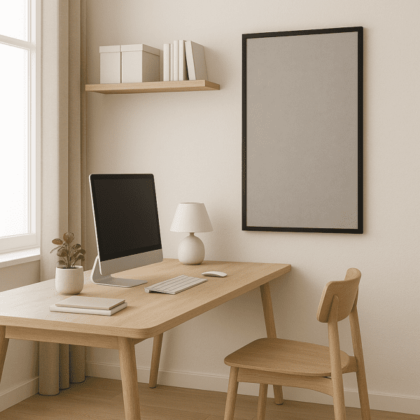 Graphite Line – Dekorativ Infravärmepanel 60x120 cm (Mellangrå) - Bild 4