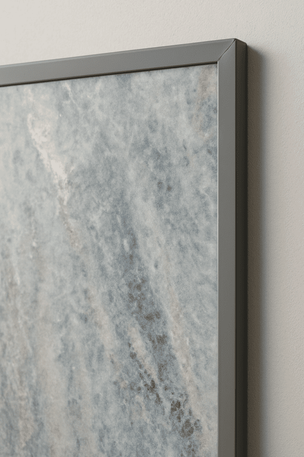 Marble Mist – Infrared Heating Panel 60x120cm (Grey Frame) - Image 3