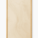 Dekorativ infravärmepanel Desert Flow, 60x120 cm, sandfärgad yta med träram
