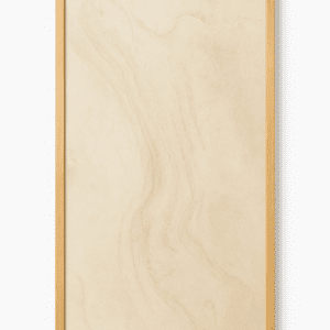 Dekorativ infravärmepanel Desert Flow, 60x120 cm, sandfärgad yta med träram