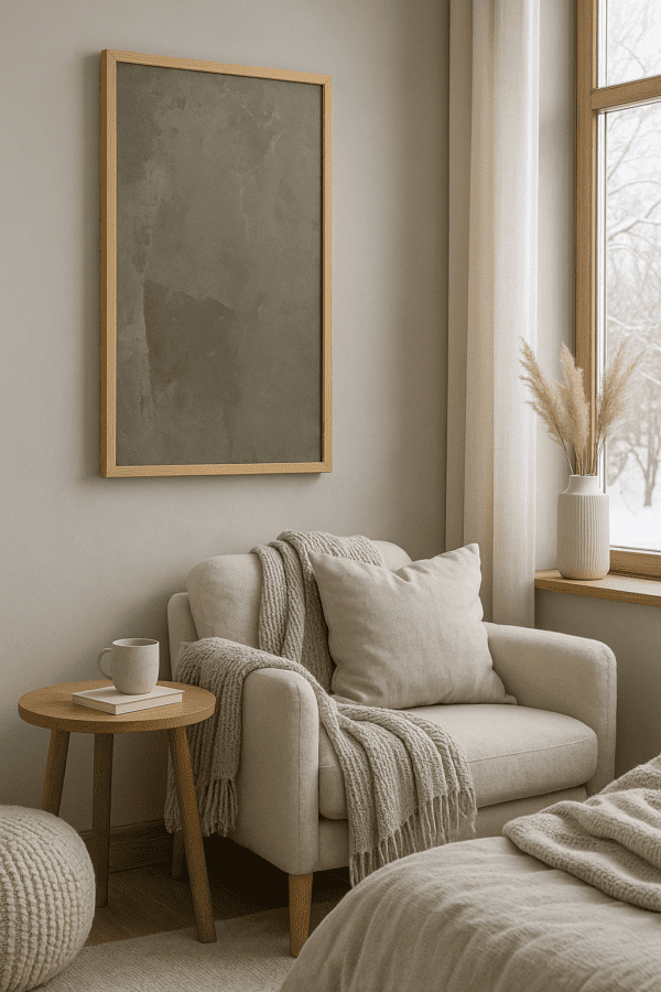Timber Stone – Dekorativ Infravärmepanel 60x120 cm (Ekträram) - Bild 2