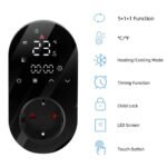 Smart WiFi-termostat plug-in med digital skärm och appstyrning